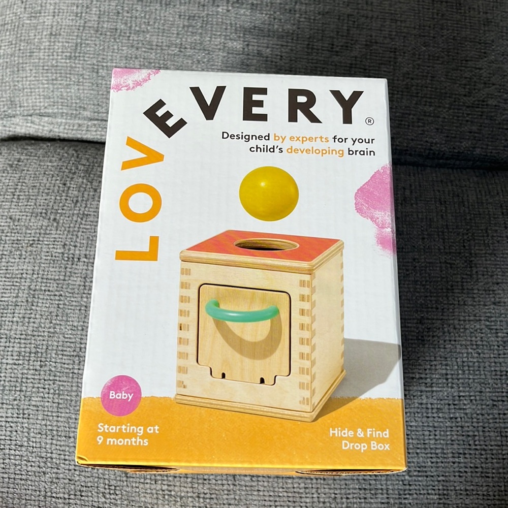 Lovevery Hide and Find Drop Box